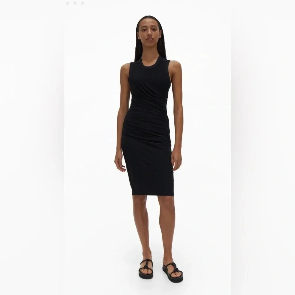 Helmut Lang Twist Sheath Dress black M